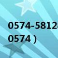 0574-58128110是余姚反诈骗中心电话吗?（0574）