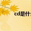 cd是什么意思（cds是什么意思）