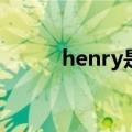 henry是什么意思（sjm henry）