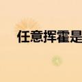 任意挥霍是什么意思（挥霍是什么意思）
