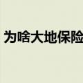 为啥大地保险保费低（大地保险为什么便宜）