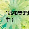 1兆帕等于多少千牛每米（1兆帕等于多少千牛）
