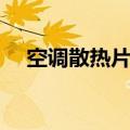 空调散热片多少钱一公斤（空调散热片）