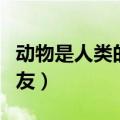 动物是人类的好朋友作文（动物是人类的好朋友）