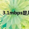 3.1mbps是几g网（3 1mbps 网速有多快）