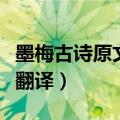 墨梅古诗原文及翻译四年级（墨梅古诗原文及翻译）