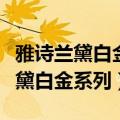 雅诗兰黛白金系列和兰蔻菁纯哪个好（雅诗兰黛白金系列）
