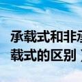 承载式和非承载式的区别图解（承载式和非承载式的区别）