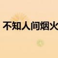 不知人间烟火是什么意思（烟月不知人事改）