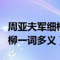 周亚夫军细柳一词多义古今异义（周亚夫军细柳一词多义）