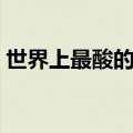 世界上最酸的食物是啥（世界上最酸的东西）