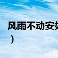 风雨不动安如山安什么意思（风雨不动安如山）