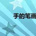 手的笔画顺序正确读法（手的笔画）