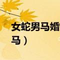 女蛇男马婚姻相配吗 适合在一起吗（女蛇男马）