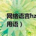 网络语言hz是什么意思（hz是什么意思网络用语）