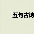 五句古诗大全初中（古诗大全初中）