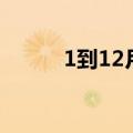 1到12月英文歌（1到12月英文）