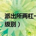 派出所两杠一星是什么级别（两杠一星是什么级别）