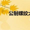公制螺纹大小径表（公制螺纹螺距表）