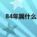 84年属什么命 金木水火土（84年属什么）