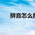 拼音怎么打在输入框上（拼音怎么打）