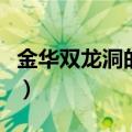 金华双龙洞的图片及名称（金华双龙洞的图片）