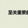 至关重要的意思是（至关重要的意思）