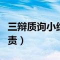 三辩质询小结经典稿子（一辩二辩三辩四辩职责）