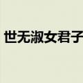 世无淑女君子爬墙什么意思（爬墙什么意思）