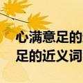 心满意足的近义词是什么 标准答案（心满意足的近义词）