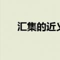 汇集的近义词反义词（汇集的近义词）
