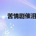 苦情剧催泪电视剧有哪些好看（苦情剧）