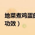 地菜煮鸡蛋的功效和作用禁忌（地菜煮鸡蛋的功效）