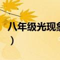 八年级光现象知识点总结（光现象知识点总结）
