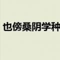 也傍桑阴学种瓜的上一句（也傍桑阴学种瓜）