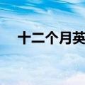 十二个月英文怎么写的（十二个月英文）