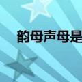韵母声母是什么意思（声母是什么意思）