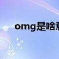 omg是啥意思（omg是什么意思中文）
