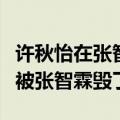 许秋怡在张智霖演唱会上的对话内容（许秋怡被张智霖毁了）