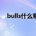 bulls什么意思中文（bullshit什么意思）