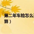 第二年车险怎么买最划算平安保险（第二年车险怎么买最划算）
