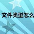 文件类型怎么修改不了（文件类型怎么修改）
