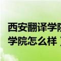 西安翻译学院怎么样是正规院校吗（西安翻译学院怎么样）
