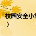 校园安全小常识大全（校园安全小常识100条）