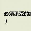 必须承受的痛苦的主要内容（必须承受的痛苦）