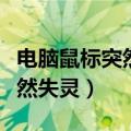 电脑鼠标突然失灵没反应怎么办（电脑鼠标突然失灵）