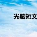 光脑短文是按什么顺序写的（光脑）