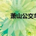 萧山公交车路线（萧山公交线路查询）
