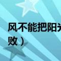风不能把阳光打败作者简介（风不能把阳光打败）