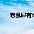 老鼠屎有毒吗在床上（老鼠屎有毒吗）